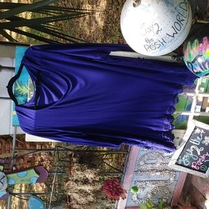 Elegant Blue Women's Top